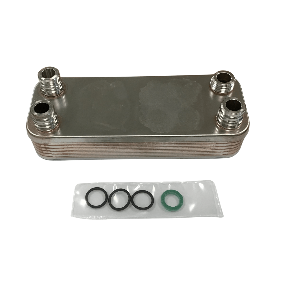 VAILLANT TURBOMAX PLUS VUW 282/2-5 R1 R2 R3 DHW HEAT EXCHANGER 189mm 065131