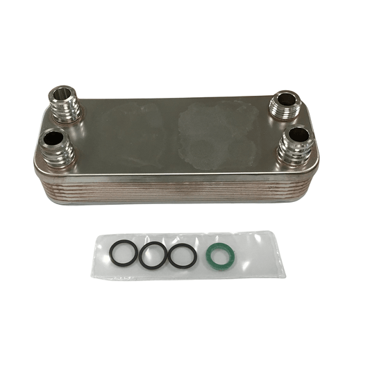 VAILLANT TURBOMAX PLUS VUW 282/2-5 R1 R2 R3 DHW HEAT EXCHANGER 189mm 065131